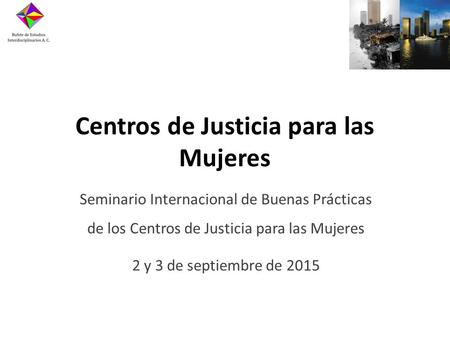 Centros de Justicia para las Mujeres