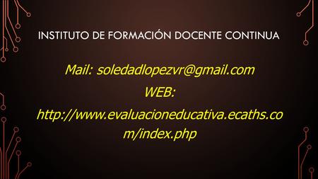 Instituto de formación docente continua