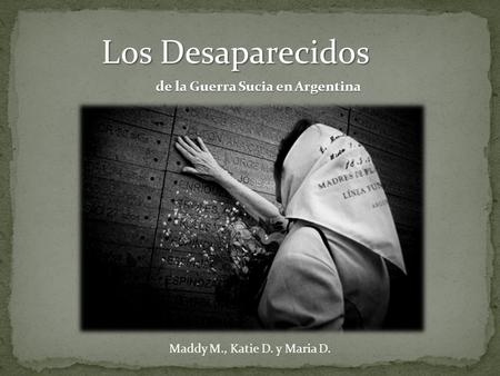 de la Guerra Sucia en Argentina