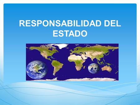 RESPONSABILIDAD DEL ESTADO