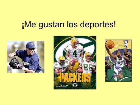 ¡Me gustan los deportes!. Me gusta… caminar/pasear correr.