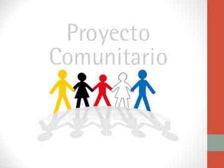 Cronograma Proyecto Comunitario