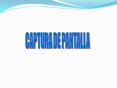 Existen muchos programas utilizados para capturar pantalla. Aquí se explica el uso de un programa que posee Windows, práctico y muy fácil de usar.