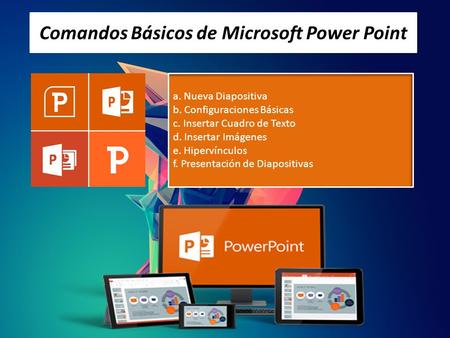 Comandos Básicos de Microsoft Power Point