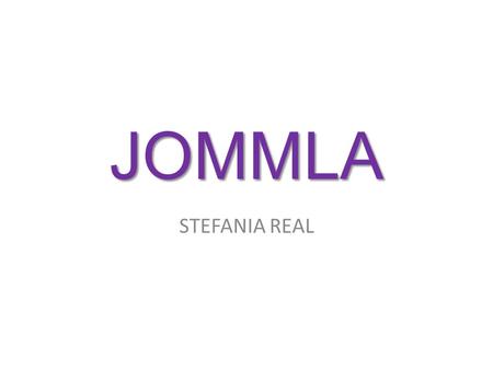 JOMMLA STEFANIA REAL. Elegí el proveedor gratuito de hosting hostinger.es.