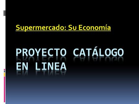Proyecto catálogo EN LINEA