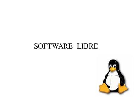 SOFTWARE LIBRE. SOFTWARE PRIVATIVO Son los programas informáticos amparados bajo licencias que reservan algunos derechos de uso, copia, modificación y.