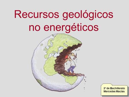 Recursos geológicos no energéticos