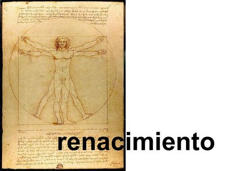Renacimiento.