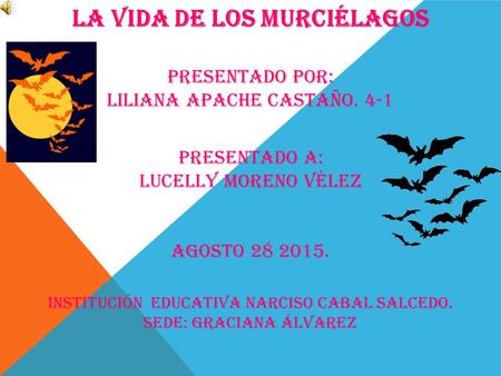 Institución educativa narciso cabal salcedo. Sede: graciana Álvarez