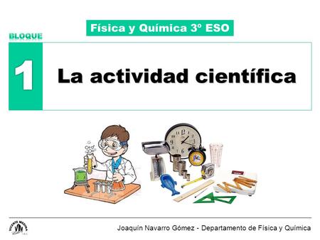 La actividad científica