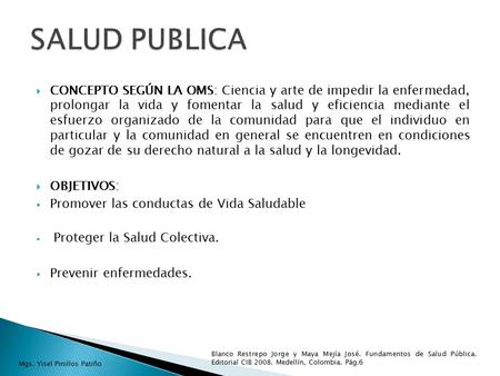 Mgs. Yisel Pinillos Patiño