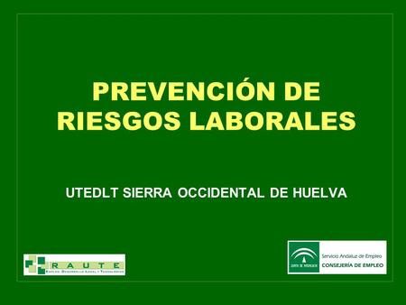 PREVENCIÓN DE RIESGOS LABORALES