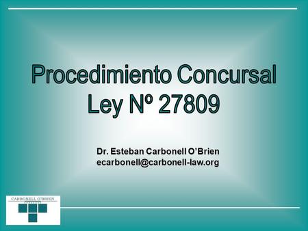 Procedimiento Concursal