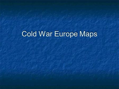 Cold War Europe Maps. German Occupation Zones Marshall Plan Aid.