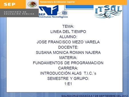 JOSE FRANCISCO MEZO VARELA DOCENTE: SUSANA MONICA ROMAN NAJERA