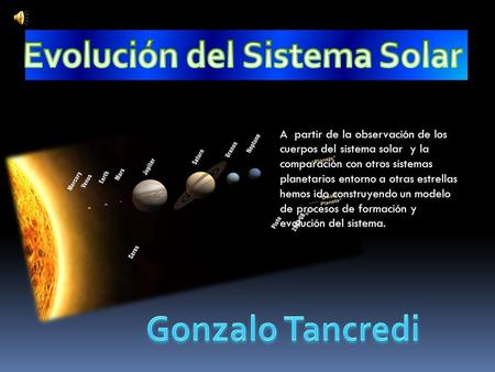Evolución del Sistema Solar