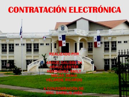 CONTRATACIÓN ELECTRÓNICA