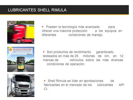 LUBRICANTES SHELL RIMULA