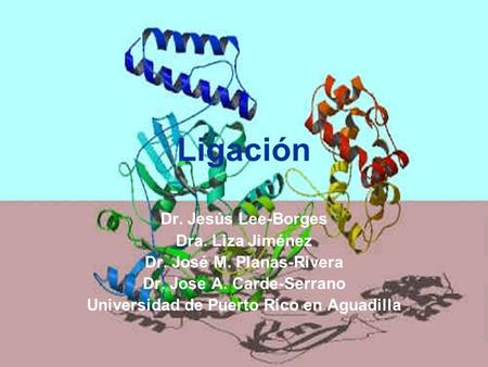 Ligación Dr. Jesús Lee-Borges Dra. Liza Jiménez