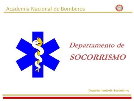Departamento de  SOCORRISMO.