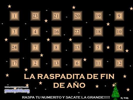 LA RASPADITA DE FIN DE AÑO
