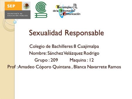 Sexualidad Responsable