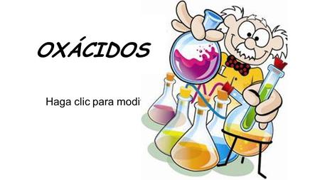 OXÁCIDOS.