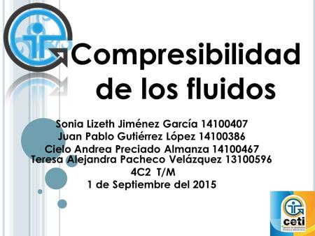 Compresibilidad de los fluidos