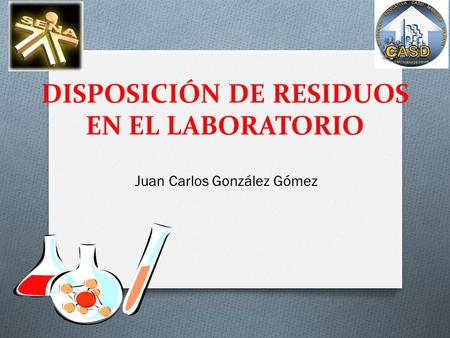 DISPOSICIÓN DE RESIDUOS EN EL LABORATORIO