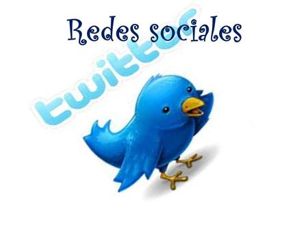Redes sociales.