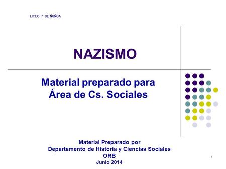 Material preparado para Área de Cs. Sociales