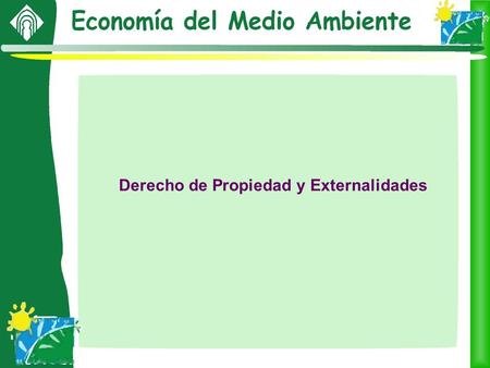 Derecho de Propiedad y Externalidades