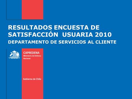 RESULTADOS ENCUESTA DE SATISFACCIÓN USUARIA 2010
