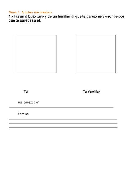 Tema 1: A quien me preazco