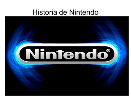 Historia de Nintendo.