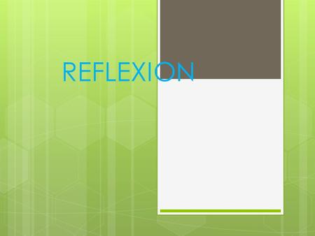 REFLEXION. PRESENTADO POR  Ángela liceth Santacruz.