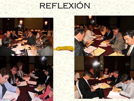 REFLEXIÓN. Marco de Referencia Las experiencias actuales es que las metodologías participativas son efectivas en la formación y evaluación por Competencias.