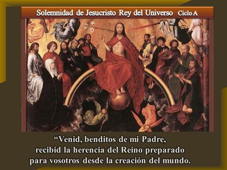 Es la fiesta para celebrar la libertad de los que han sabido elegir a quien obedecer. a quien obedecer. LA EVALUACIÓN La fiesta de Cristo Rey devuelve.