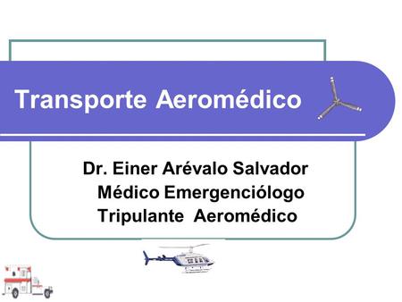 Transporte Aeromédico