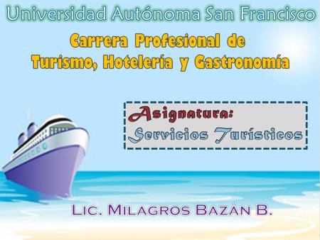 Revisa, manipula y da uso de términos y conceptos de la actividad turística.