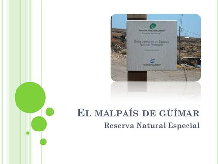 Reserva Natural Especial