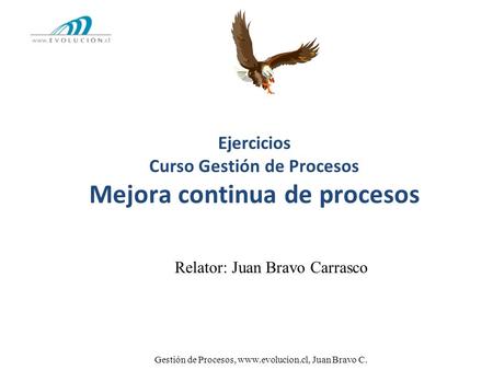 Curso Gestión de Procesos Mejora continua de procesos