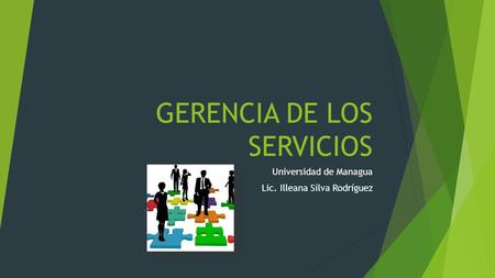 GERENCIA DE LOS SERVICIOS