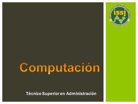 Técnico Superior en Administración. DISEÑO DE PÁGINA.