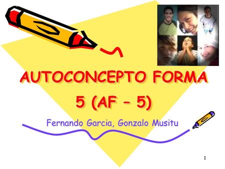 AUTOCONCEPTO FORMA 5 (AF – 5)