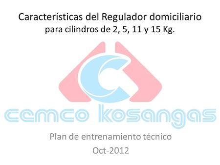 Plan de entrenamiento técnico Oct-2012