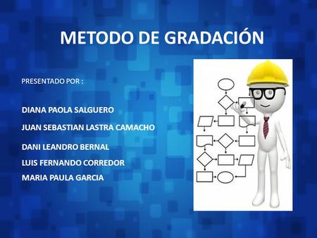 METODO DE GRADACIÓN DIANA PAOLA SALGUERO JUAN SEBASTIAN LASTRA CAMACHO