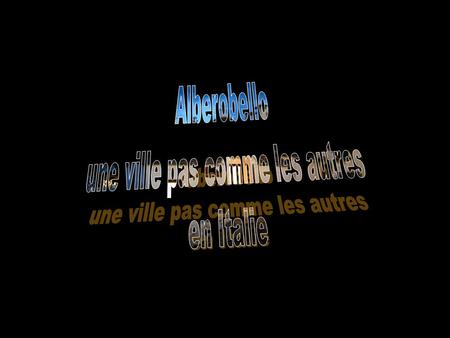 Alberobello es la capital del Valle de Itria, también conocido como el valle de los “trulli”. Los trulli son viviendas monoespaciales circulares con.