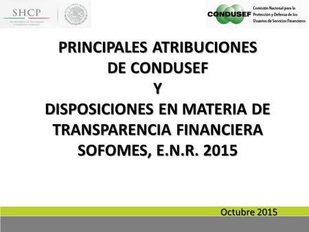 PRINCIPALES ATRIBUCIONES